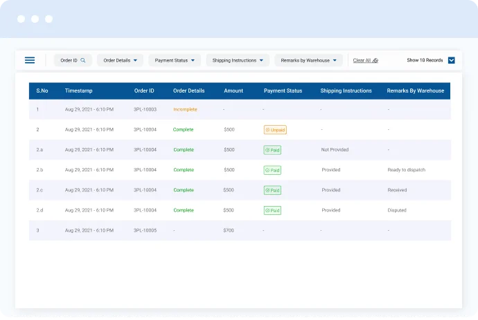 We dispatch it step img